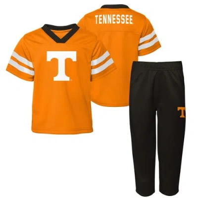 Outerstuff Kids' Youth  Tennessee Orange Tennessee Volunteers Red Zone Two-piece V-neck Top And Pants Set In Multi