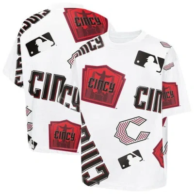 Outerstuff Kids' Youth  White Cincinnati Reds 2026 City Connect Circus Catch T-shirt