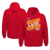 OUTERSTUFF YOUTH  RED KANSAS CITY CHIEFS SUPER BOWL LVIII CHAMPIONS ICONIC VICTORY PULLOVER HOODIE