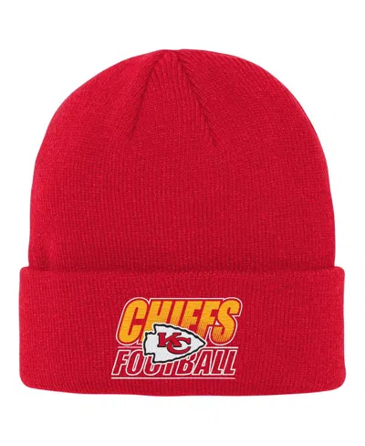 Outerstuff Kids' Youth Red Kansas City Chiefs Team Gradient Cuffed Knit Hat