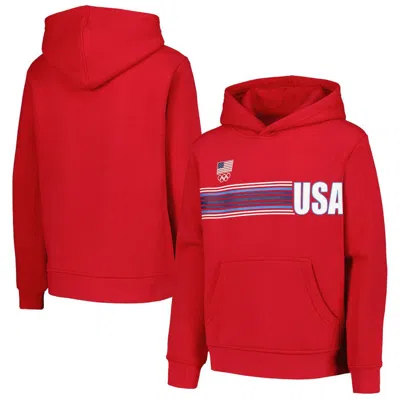 Outerstuff Kids' Youth Red Team Usa Sunset Pullover Hoodie