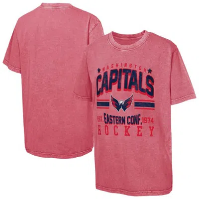 Outerstuff Kids'  Youth Red Washington Capitals Sure Short T-shirt