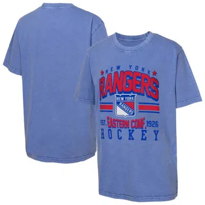 Outerstuff Kids'  Youth Royal New York Rangers Sure Short T-shirt In Blue