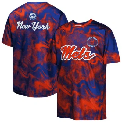 Outerstuff Kids'  Youth Royal/red New York Mets Pinch Hitter T-shirt In Blue