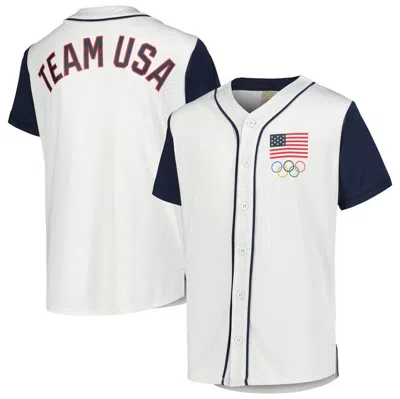 Outerstuff Kids' Youth White Team Usa Start Button-up Shirt