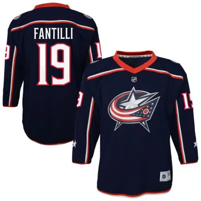 Outerstuff Kids' Youth Adam Fantilli Blue Columbus Blue Jackets Alternate Replica Player Jersey
