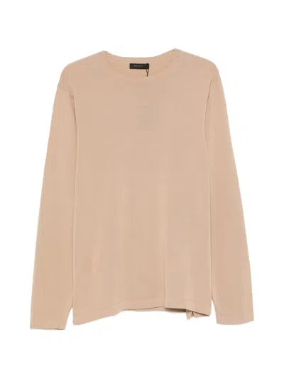 Outfit Crew-neck Fine-knit Sweater In Neutral
