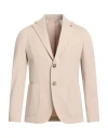 Outfit Man Blazer Beige Size 44 Cotton, Polyamide, Elastane In Nude