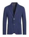 Outfit Out/fit Man Blazer Blue Size 44 Viscose, Polyamide, Elastane In Blue