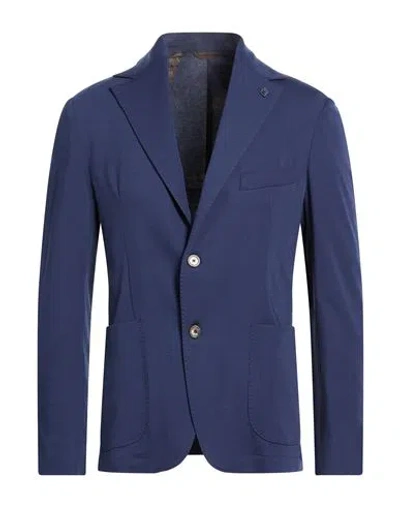 Outfit Out/fit Man Blazer Blue Size 44 Viscose, Polyamide, Elastane