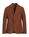 Outfit Out/fit Man Blazer Brown Size 42 Polyester, Elastane
