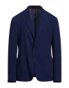 Outfit Out/fit Man Blazer Midnight Blue Size 44 Polyester, Viscose, Elastane In Blue
