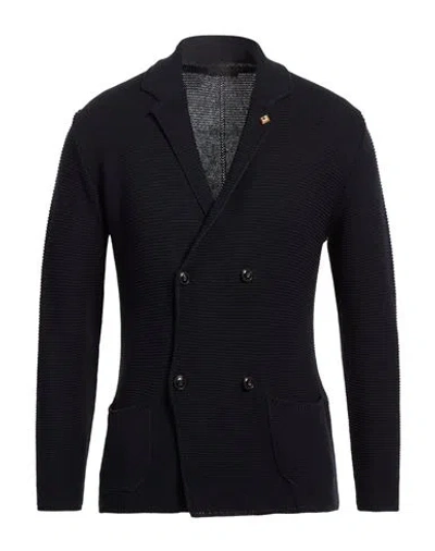 Outfit Out/fit Man Blazer Midnight Blue Size Xl Cotton, Acrylic