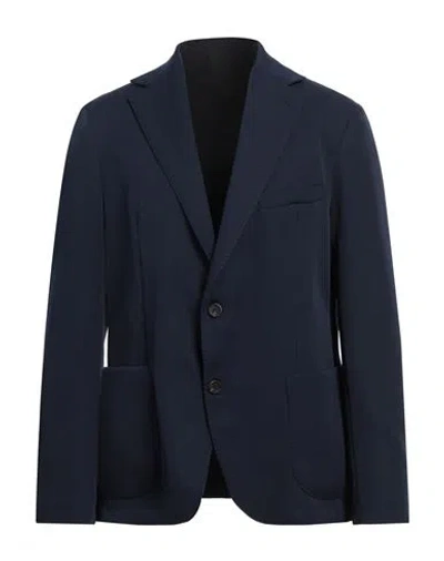 Outfit Out/fit Man Blazer Navy Size 44 Polyester, Lycra