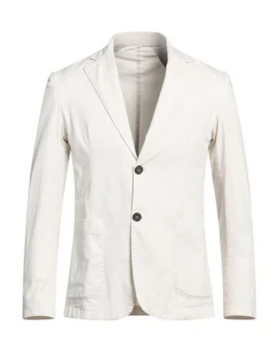 Outfit Out/fit Man Blazer Off White Size 38 Cotton, Elastane