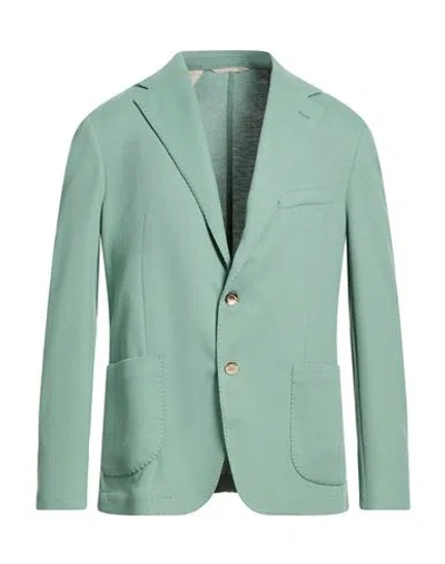 Outfit Out/fit Man Blazer Sage Green Size 40 Polyester, Viscose, Elastane