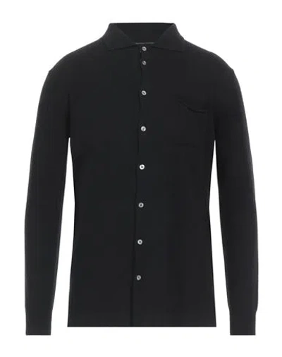 Outfit Out/fit Man Cardigan Black Size L Wool, Cashmere