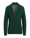 Outfit Out/fit Man Cardigan Green Size Xl Acrylic, Wool In Green