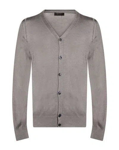 Outfit Out/fit Man Cardigan Grey Size M Acrylic, Wool In Gray