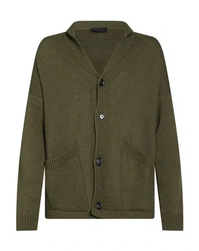 Outfit Out/fit Man Cardigan Military Green Size Xl Acrylic, Wool