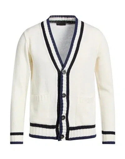 Outfit Out/fit Man Cardigan White Size S Cotton, Acrylic