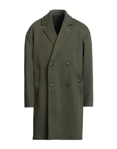 Outfit Out/fit Man Coat Military Green Size 40 Polyester