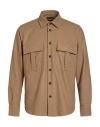 Outfit Out/fit Man Jacket Camel Size M Polyester, Viscose, Elastane In Beige