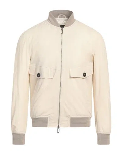 Outfit Out/fit Man Jacket Ivory Size S Cotton, Elastane In White