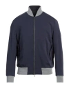 Outfit Out/fit Man Jacket Navy Size Xxl Cotton, Polyamide, Elastane In Blue