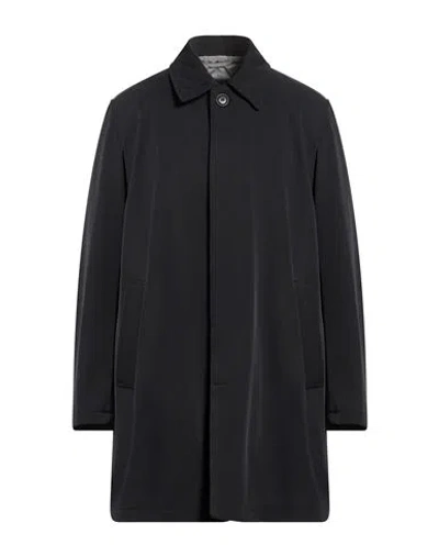 Outfit Out/fit Man Overcoat & Trench Coat Black Size 44 Polyester, Lycra