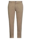 Outfit Out/fit Man Pants Beige Size 38 Cotton, Elastane In Brown