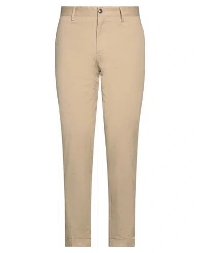 Outfit Out/fit Man Pants Beige Size 38 Cotton, Elastane In Neutral
