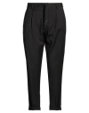 Outfit Out/fit Man Pants Black Size 36 Polyester, Viscose, Elastane In Black