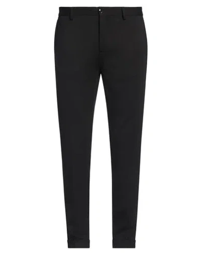 Outfit Out/fit Man Pants Black Size 38 Viscose, Polyamide, Elastane In Black