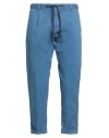 Outfit Out/fit Man Pants Blue Size 34 Cotton, Elastane