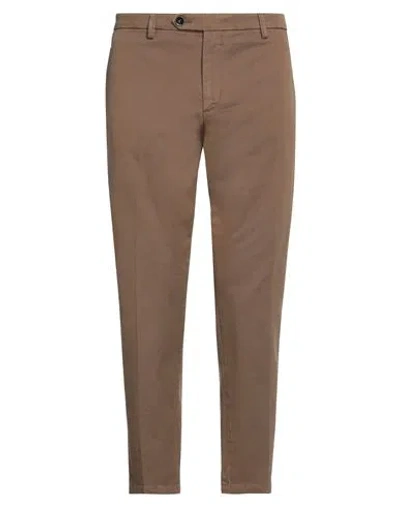 Outfit Out/fit Man Pants Brown Size 28 Cotton, Elastane