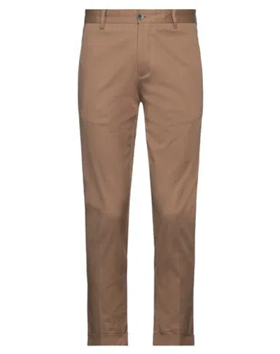 Outfit Out/fit Man Pants Brown Size 40 Cotton, Elastane