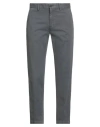 Outfit Out/fit Man Pants Charcoal Size 32 Cotton, Elastane In Gray