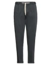 Outfit Out/fit Man Pants Charcoal Size 36 Cotton, Elastane In Black