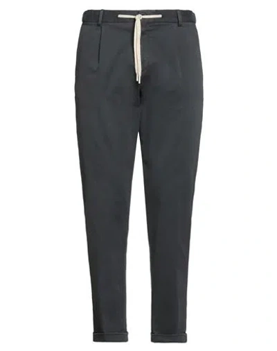 Outfit Out/fit Man Pants Charcoal Size 36 Cotton, Elastane In Gray