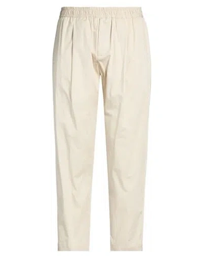 Outfit Out/fit Man Pants Cream Size 36 Cotton, Elastane In White