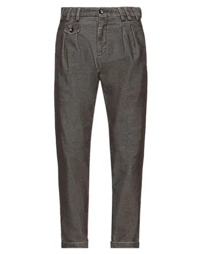 Outfit Out/fit Man Pants Dark Brown Size 28 Cotton, Polyester, Elastane