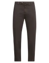 Outfit Out/fit Man Pants Dark Brown Size 32 Cotton, Elastane