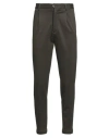 Outfit Out/fit Man Pants Dark Green Size 28 Viscose, Polyamide, Elastane In Gray