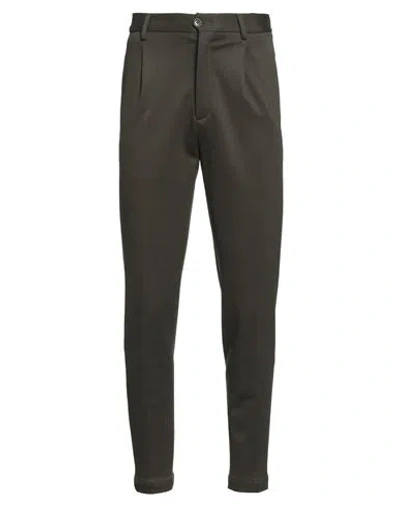 Outfit Out/fit Man Pants Dark Green Size 28 Viscose, Polyamide, Elastane In Gray