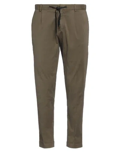 Outfit Out/fit Man Pants Dark Green Size 38 Cotton, Elastane