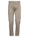 Outfit Out/fit Man Pants Khaki Size 30 Cotton, Elastane In Brown
