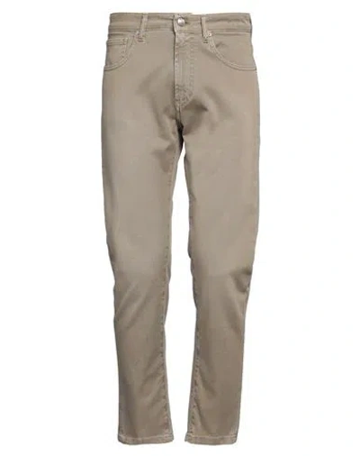 Outfit Out/fit Man Pants Khaki Size 30 Cotton, Elastane In Sand