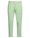 Outfit Out/fit Man Pants Light Green Size 32 Cotton, Polyamide, Elastane