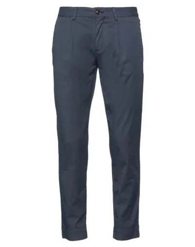 Outfit Out/fit Man Pants Midnight Blue Size 38 Cotton, Polyamide, Elastane